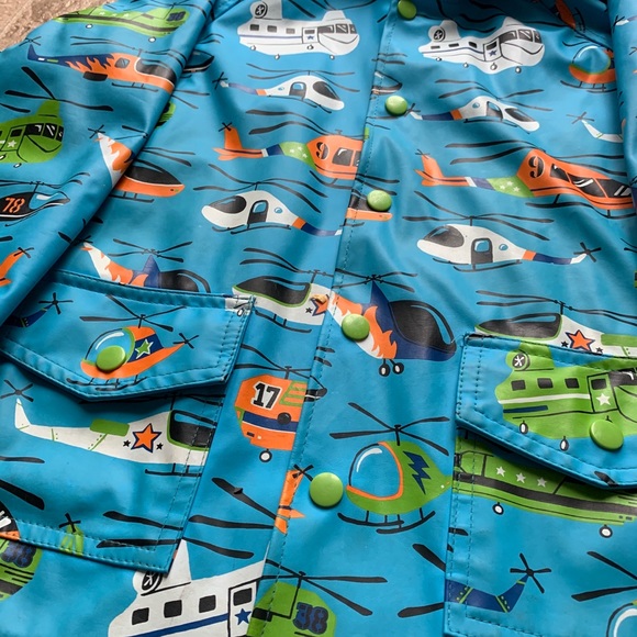 🔴 SOLD - Hatley Helicopter Raincoat Size 6 - Picture 8 of 12